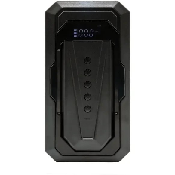 جامپ استارتر چندکاره آکو مدل AJS-1 ظرفیت ۶۸۰۰ میلی‌آمپر با چراغ LED و پمپ باد