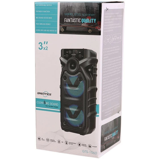 اسپیکر شارژی مدل gts 1560