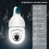 دوربین لامپی چرخش 360 درجه قابل کنترل با نرم افزار v380 اصل
