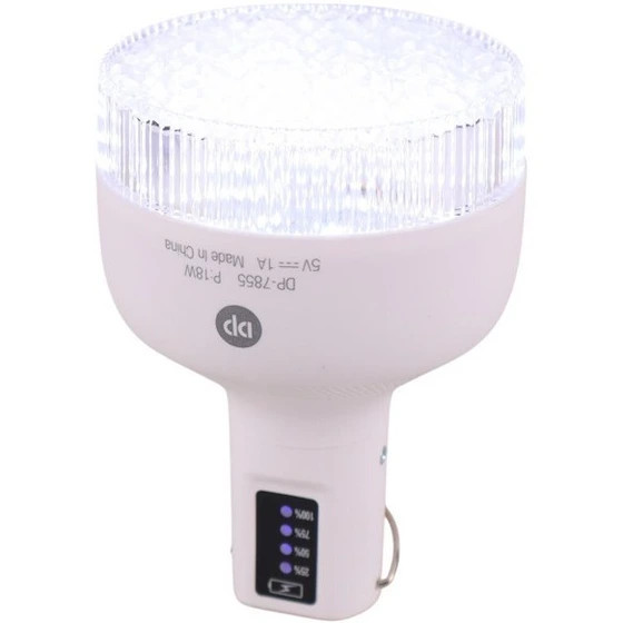 چراغ آویز دی پی مدل DP-7855 با نور مهتابی ۱۸ وات
